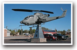 VFW Post 6491 Veterans Monument Helicopter